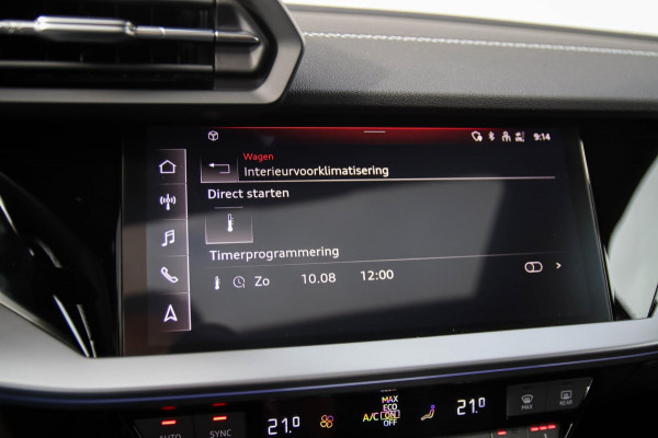 Audi A3 Sportback 40 TFSI e PHEV S Edition S-line 204pk S-Tronic! Panoramadak|Virtual Cockpit|Kuipstoelen elektrisch|Matrix|Black