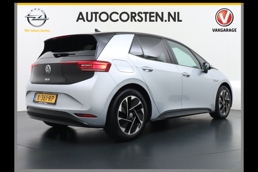 Volkswagen ID.3 58kWh 204PK 93% SOH Navi Adapt.Cruise Control Pdc Apple Carplay Android Navi Ecc Matrix-Led Stoel-Stuurverwarming Business DAB Keyless Lmv Bluetooth Regensensor Rijstrooksensor Verkeersbord detectie Mirrorlink 1e Eigenaar Grootste accu Garantie t/m 22-12-2028