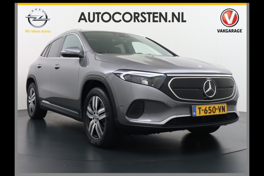 Mercedes-Benz EQA 250+AUT 71kWh Pano-Dak 360°Camera Warmtepomp Elektr-Stoelen+Geheugen+Verwarmd Trekhaak Navi Mercedes & Me Apps Apple Carplay And 18" Dodehoek-assistent MBUX-infotainmentsysteem+ spraakbediening Dual-Ecc  Advance Multi-Media WiFi-vb.Licht+RegenSensor Int.Noodoproep Progressive SpoorAssist BordHerkenning Voetganger-Besch Zitcomfortpakket Alu-Dakrails Aut.Gr/Licht Actieve Rem+spoorassistent Garantie Accu tot 15-9-2031/160.000km Origineel Nederlandse Auto Nieuwprijs €56.870,-