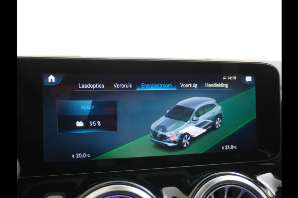 Mercedes-Benz EQA 250+AUT 71kWh Pano-Dak 360°Camera Warmtepomp Elektr-Stoelen+Geheugen+Verwarmd Trekhaak Navi Mercedes & Me Apps Apple Carplay And 18" Dodehoek-assistent MBUX-infotainmentsysteem+ spraakbediening Dual-Ecc  Advance Multi-Media WiFi-vb.Licht+RegenSensor Int.Noodoproep Progressive SpoorAssist BordHerkenning Voetganger-Besch Zitcomfortpakket Alu-Dakrails Aut.Gr/Licht Actieve Rem+spoorassistent Garantie Accu tot 15-9-2031/160.000km Origineel Nederlandse Auto Nieuwprijs €56.870,-