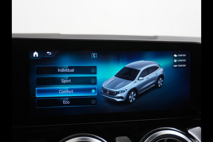 Mercedes-Benz EQA 250+AUT 71kWh Pano-Dak 360°Camera Warmtepomp Elektr-Stoelen+Geheugen+Verwarmd Trekhaak Navi Mercedes & Me Apps Apple Carplay And 18" Dodehoek-assistent MBUX-infotainmentsysteem+ spraakbediening Dual-Ecc  Advance Multi-Media WiFi-vb.Licht+RegenSensor Int.Noodoproep Progressive SpoorAssist BordHerkenning Voetganger-Besch Zitcomfortpakket Alu-Dakrails Aut.Gr/Licht Actieve Rem+spoorassistent Garantie Accu tot 15-9-2031/160.000km Origineel Nederlandse Auto Nieuwprijs €56.870,-