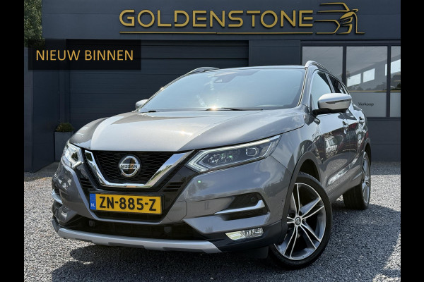 Nissan QASHQAI 1.3 DIG-T Tekna + 1e Eigenaar,Navi,Pano,Clima,Cruise,Camera,Leder,Stoelverwarming,6-Bak,Bose Sound,N.A.P,APK tot 07-2027