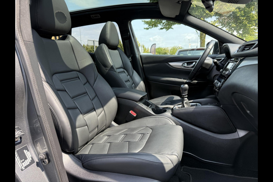 Nissan QASHQAI 1.3 DIG-T Tekna + 1e Eigenaar,Navi,Pano,Clima,Cruise,Camera,Leder,Stoelverwarming,6-Bak,Bose Sound,N.A.P,APK tot 07-2027