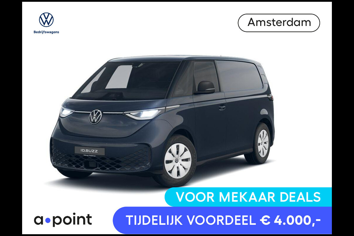 Volkswagen ID. Buzz Cargo Elektromotor 286 pk Elektrisch VOORRAAD!! RIJKLAARPRIJS!!! Volkswagen ID. Buzz Cargo Elektromotor 286 pk Elektrisch VOORRAAD!! RIJKLAARPRIJS!!!