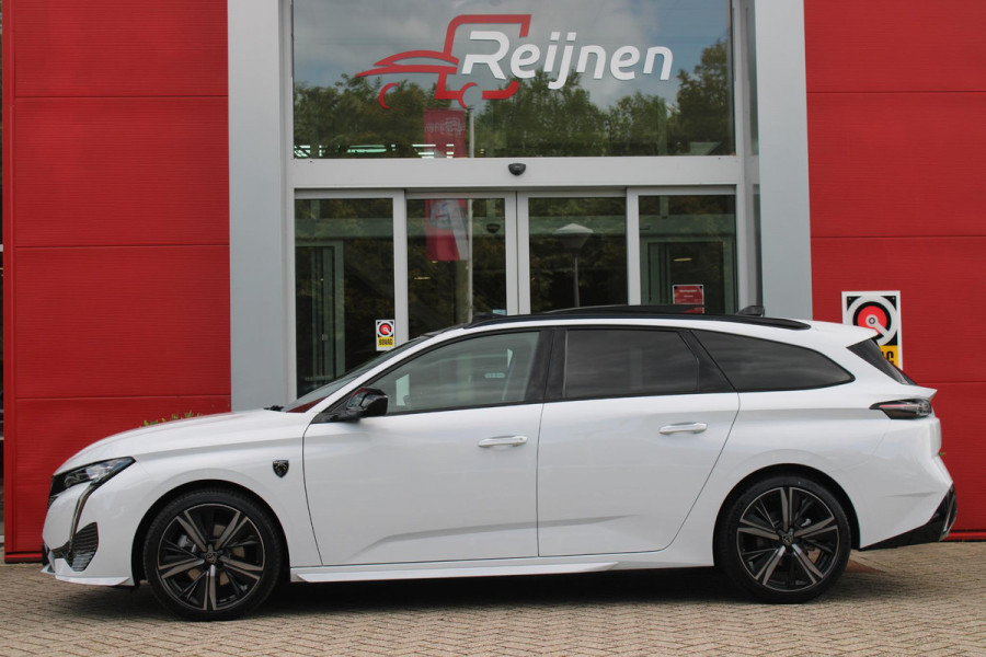 Peugeot 308 SW 1.2 Hybrid 145PK e-DCS6 GT | PANORAMISCH SCHUIF/KANTEL DAK | FOCAL AUDIO SYSTEM | DRAADLOZE APPLE CARPLAY/ANDROID AUTO | DRAADLOZE TELEFOONLADER | 360° CAMERA | ELEKTRISCH BEDIENBARE ACHTERKLEP | FULL LED KOPLAMPEN | NAVIGATIE | LICHTMETALEN VELGEN 18" "BLACK" | DODEHOEK DETECTIE | ADAPTIVE CRUISE CONTROL | KEYLESS ENTRY/START |