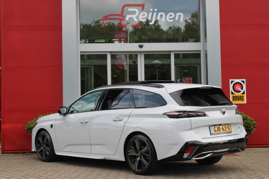 Peugeot 308 SW 1.2 Hybrid 145PK e-DCS6 GT | PANORAMISCH SCHUIF/KANTEL DAK | FOCAL AUDIO SYSTEM | DRAADLOZE APPLE CARPLAY/ANDROID AUTO | DRAADLOZE TELEFOONLADER | 360° CAMERA | ELEKTRISCH BEDIENBARE ACHTERKLEP | FULL LED KOPLAMPEN | NAVIGATIE | LICHTMETALEN VELGEN 18" "BLACK" | DODEHOEK DETECTIE | ADAPTIVE CRUISE CONTROL | KEYLESS ENTRY/START |