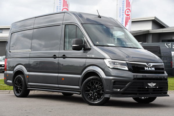 MAN TGE 3.140 35 2.0 L3H3 PB Edition Full Options, Adaptieve Cruise, Carplay, Camera, LED, 2 x Schuifdeur, Clima, Trekhaak, Automaat, Uniek!