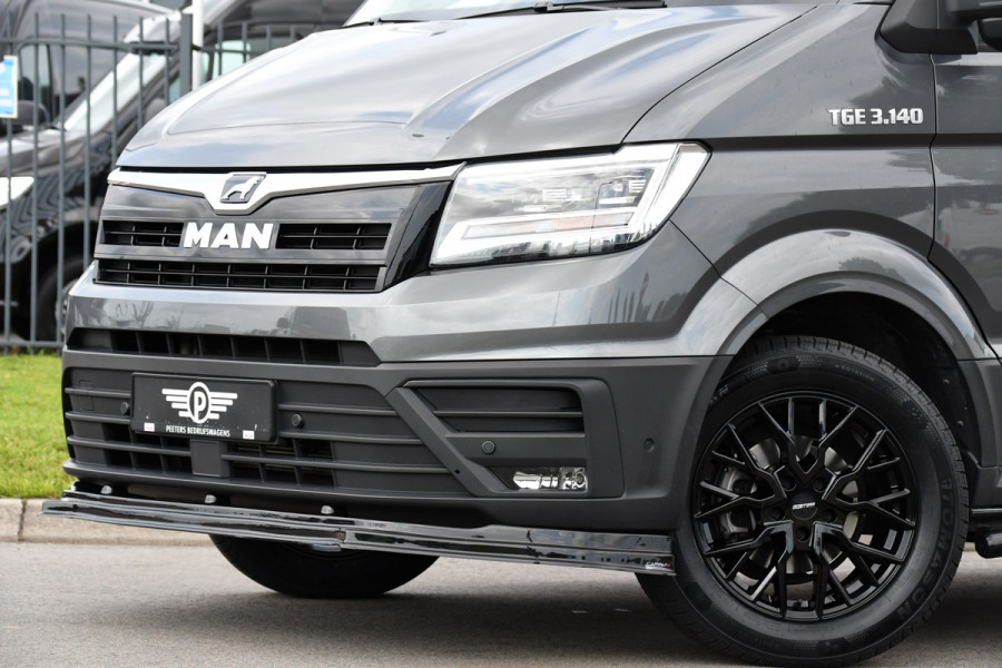 MAN TGE 3.140 35 2.0 L3H3 PB Edition Full Options, Adaptieve Cruise, Carplay, Camera, LED, 2 x Schuifdeur, Clima, Trekhaak, Automaat, Uniek!
