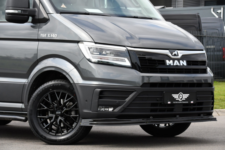 MAN TGE 3.140 35 2.0 L3H3 PB Edition Full Options, Adaptieve Cruise, Carplay, Camera, LED, 2 x Schuifdeur, Clima, Trekhaak, Automaat, Uniek!