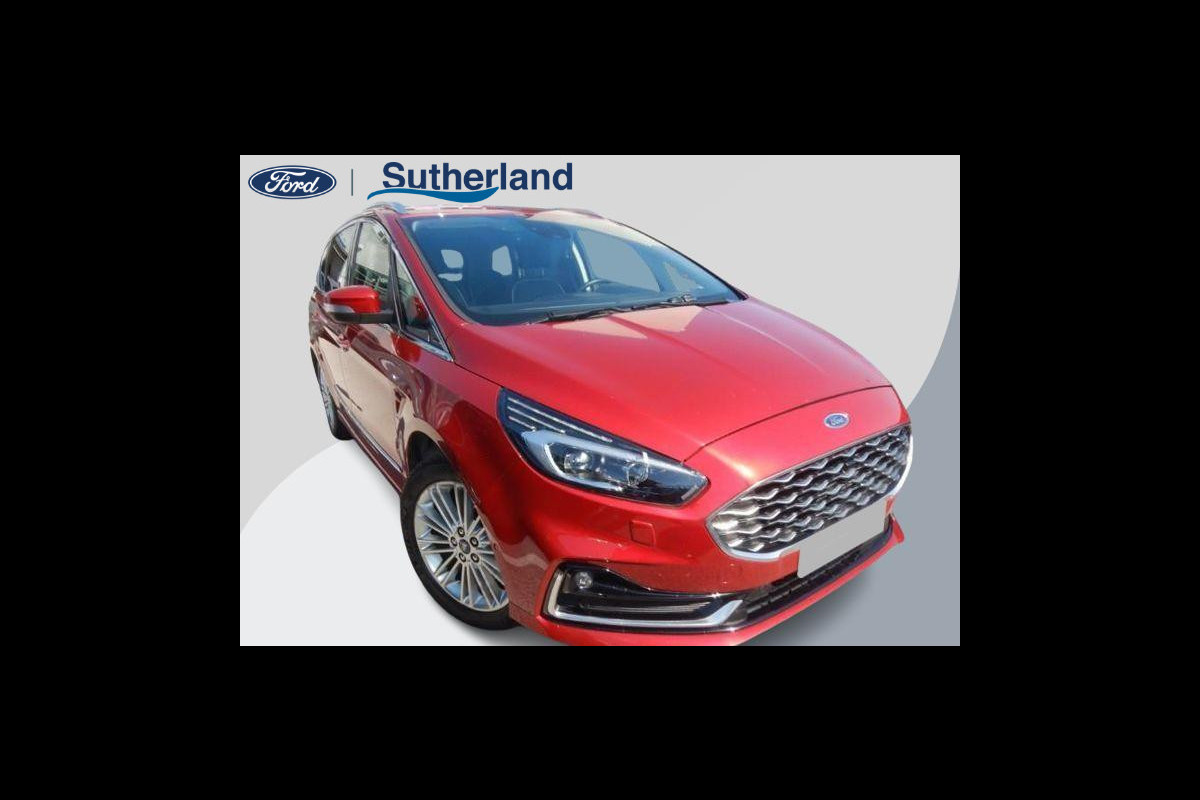Ford S-Max 2.5 FHEV 5p Vignale 190pk | Full LED | SONY SYNC 3 Navigatie | Stoelverwarmingen en Koeling | Adaptieve Cruise | BLIS | 1.700kg Trekgewicht