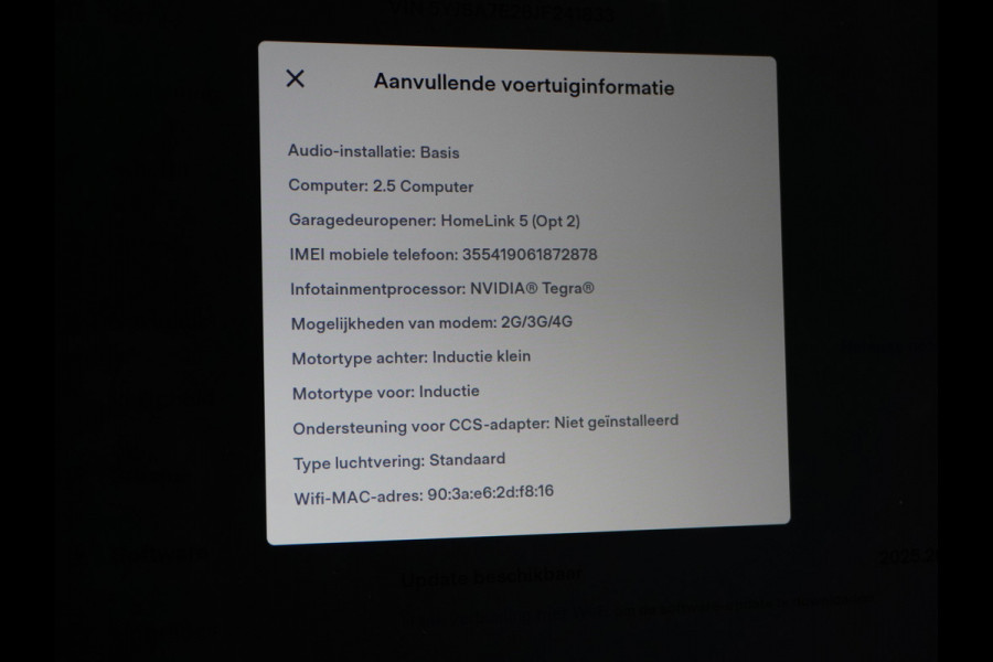 Tesla Model S 75D AWD Luchtvering AutoPilot Navi Panoramadak Camera Led Elektr.Stuur en Stoel+Geheugen+Spiegels+verwarmd Elektr.Achterklep Key 19"Lmv 4WD WiFi Rijstrookhulp Bordherkenning ACC ESP Dodehoek Detector Mistlampen NVIDIA®Tegra® Processor HomeLink 5 Origineel Nederlandse Tesla Nieuwprijs €87.150 Garantie op de accu/motor tot 29-03-2026/240.000km