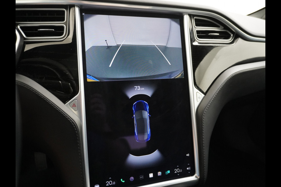 Tesla Model S 75D AWD Luchtvering AutoPilot Navi Panoramadak Camera Led Elektr.Stuur en Stoel+Geheugen+Spiegels+verwarmd Elektr.Achterklep Key 19"Lmv 4WD WiFi Rijstrookhulp Bordherkenning ACC ESP Dodehoek Detector Mistlampen NVIDIA®Tegra® Processor HomeLink 5 Origineel Nederlandse Tesla Nieuwprijs €87.150 Garantie op de accu/motor tot 29-03-2026/240.000km