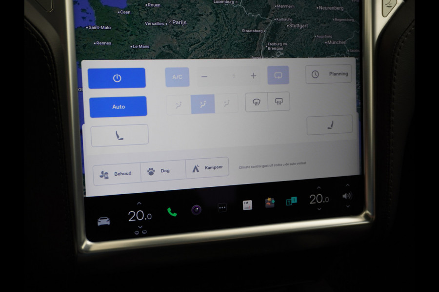 Tesla Model S 75D AWD Luchtvering AutoPilot Navi Panoramadak Camera Led Elektr.Stuur en Stoel+Geheugen+Spiegels+verwarmd Elektr.Achterklep Key 19"Lmv 4WD WiFi Rijstrookhulp Bordherkenning ACC ESP Dodehoek Detector Mistlampen NVIDIA®Tegra® Processor HomeLink 5 Origineel Nederlandse Tesla Nieuwprijs €87.150 Garantie op de accu/motor tot 29-03-2026/240.000km