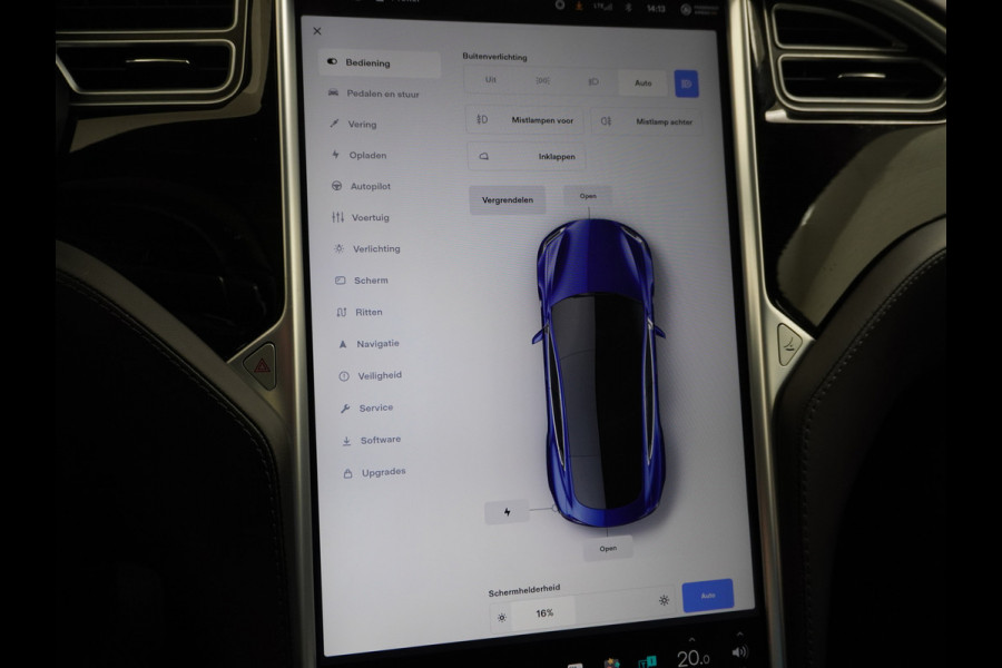 Tesla Model S 75D AWD Luchtvering AutoPilot Navi Panoramadak Camera Led Elektr.Stuur en Stoel+Geheugen+Spiegels+verwarmd Elektr.Achterklep Key 19"Lmv 4WD WiFi Rijstrookhulp Bordherkenning ACC ESP Dodehoek Detector Mistlampen NVIDIA®Tegra® Processor HomeLink 5 Origineel Nederlandse Tesla Nieuwprijs €87.150 Garantie op de accu/motor tot 29-03-2026/240.000km