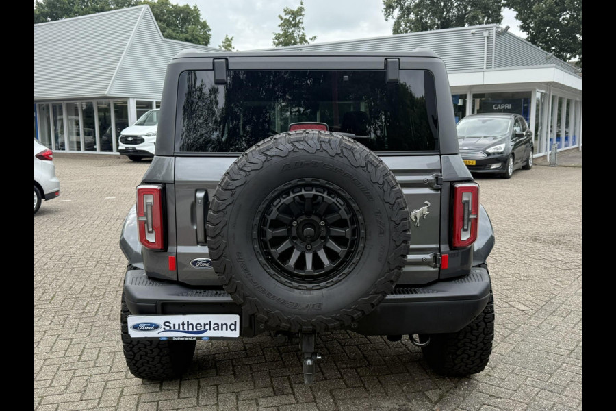 Ford Bronco 2.7 Badlands | V6 336PK | Carbonized Grey | Afneembare trekhaak | Grijs kenteken | Prijs ex. BTW | Speciale wielen en accessoires zie tekst | Ombouw grijs kenteken - 2 zitplaatsen