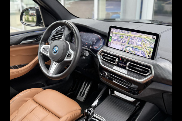BMW X3 xDrive30e High Executive M-Sport|SOH91%|Pano|El. M-sportzetels|Trekhaak|HUD|HIFI