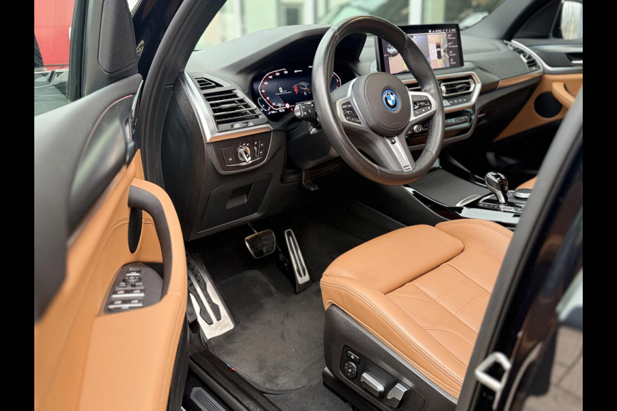 BMW X3 xDrive30e High Executive M-Sport|SOH91%|Pano|El. M-sportzetels|Trekhaak|HUD|HIFI