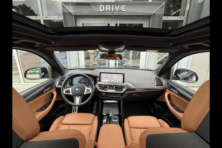 BMW X3 xDrive30e High Executive M-Sport|SOH91%|Pano|El. M-sportzetels|Trekhaak|HUD|HIFI