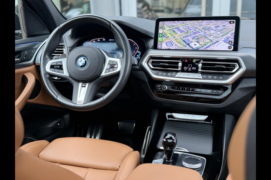 BMW X3 xDrive30e High Executive M-Sport|SOH91%|Pano|El. M-sportzetels|Trekhaak|HUD|HIFI