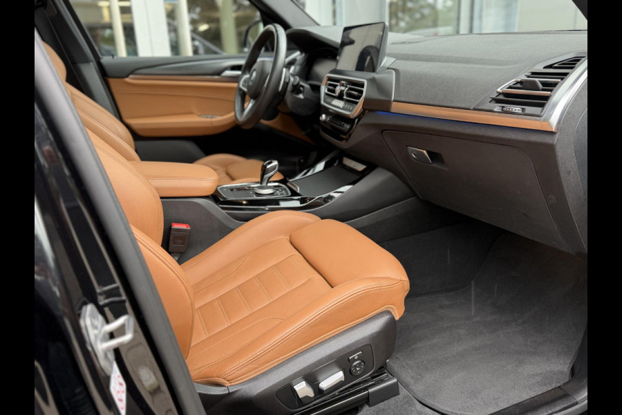 BMW X3 xDrive30e High Executive M-Sport|SOH91%|Pano|El. M-sportzetels|Trekhaak|HUD|HIFI