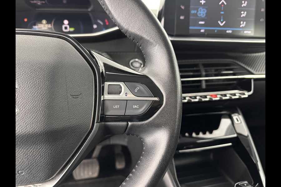 Peugeot e-208 EV Allure 50 kWh (INCL-BTW) Aut.*LEATHER-FABRIC | DIGI-COCKPIT | CARPLAY | LANE-ASSIST | KEYLESS | CCS-FASTLOADER | CAMERA | ECC | PDC | LANE-ASSIST | CRUISE | COMFORT-SEATS | DAB | 16"ALU*