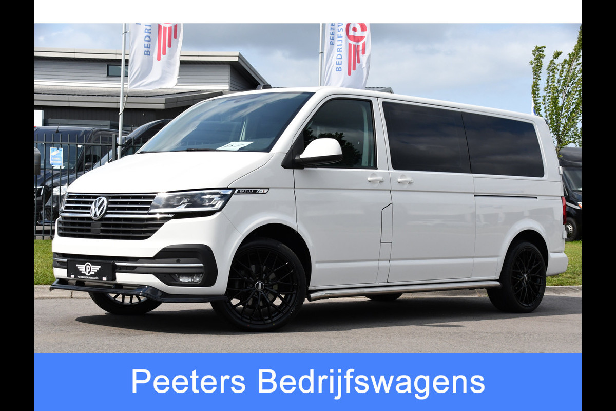 Volkswagen Transporter 2.0 TDI L2H1 30 DC Bulli Virtual, Adaptieve Cruise, Carplay, Stoelverwarming, 2 x Schuifdeur, 150pk, Camera, Trekhaak, LED, Uniek!