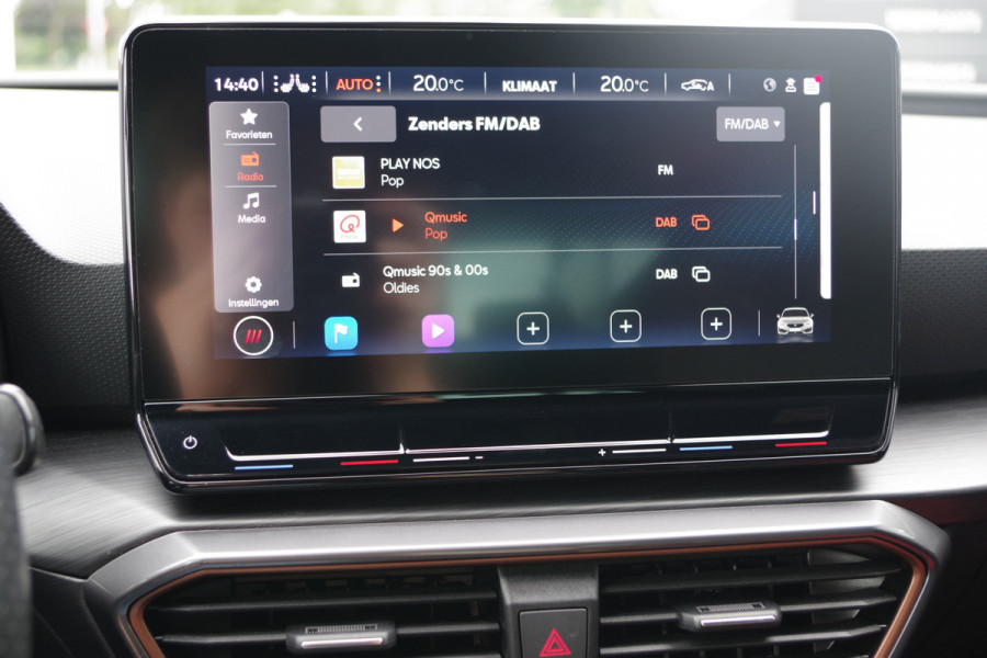 CUPRA Leon 1.4 e-Hybrid 204 PK VZ Adrenaline PHEV, Stoelverwarming, Kuipstoelen, Carplay, Sfeerverlichting