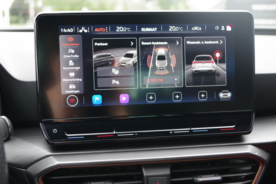 CUPRA Leon 1.4 e-Hybrid 204 PK VZ Adrenaline PHEV, Stoelverwarming, Kuipstoelen, Carplay, Sfeerverlichting