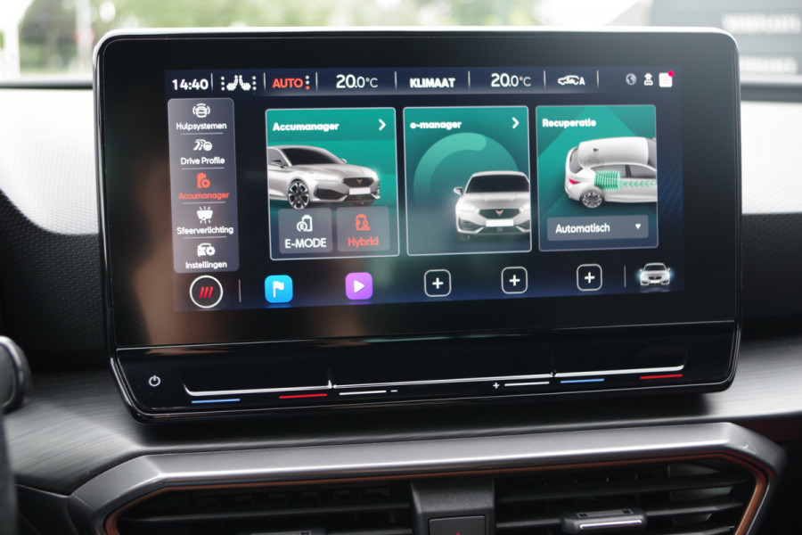 CUPRA Leon 1.4 e-Hybrid 204 PK VZ Adrenaline PHEV, Stoelverwarming, Kuipstoelen, Carplay, Sfeerverlichting