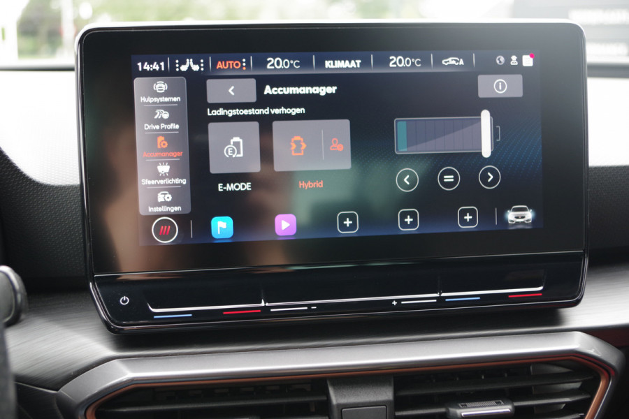 CUPRA Leon 1.4 e-Hybrid 204 PK VZ Adrenaline PHEV, Stoelverwarming, Kuipstoelen, Carplay, Sfeerverlichting