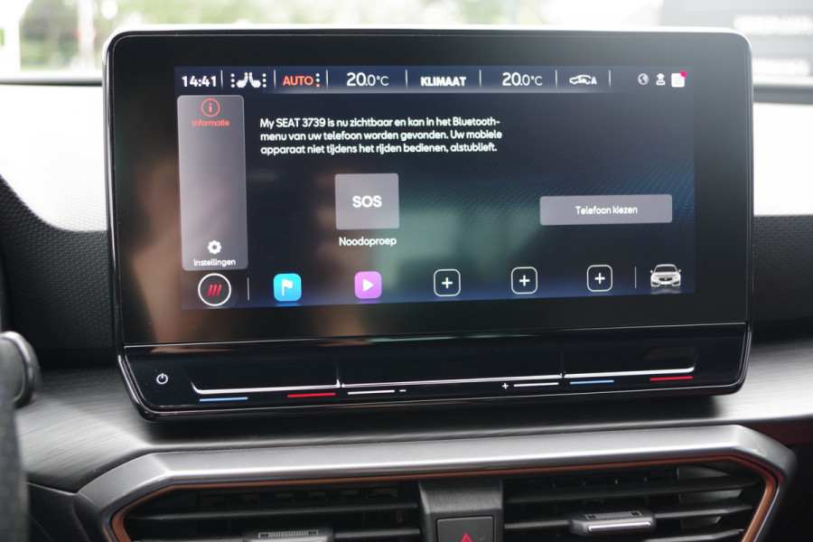 CUPRA Leon 1.4 e-Hybrid 204 PK VZ Adrenaline PHEV, Stoelverwarming, Kuipstoelen, Carplay, Sfeerverlichting
