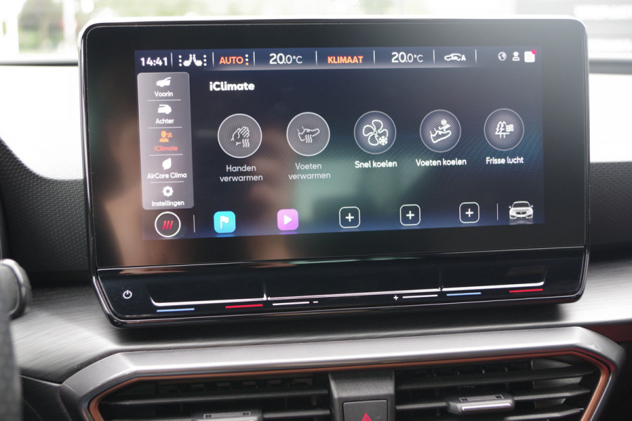 CUPRA Leon 1.4 e-Hybrid 204 PK VZ Adrenaline PHEV, Stoelverwarming, Kuipstoelen, Carplay, Sfeerverlichting