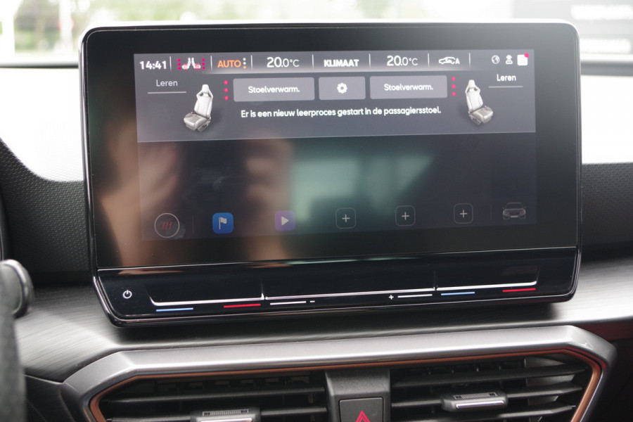 CUPRA Leon 1.4 e-Hybrid 204 PK VZ Adrenaline PHEV, Stoelverwarming, Kuipstoelen, Carplay, Sfeerverlichting