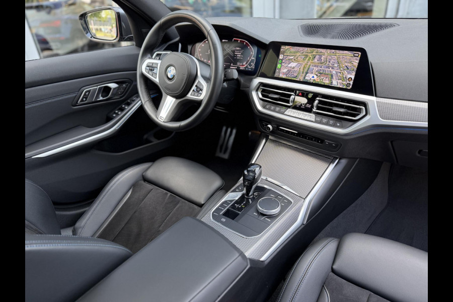 BMW 3-serie 330e High Executive M-Sport|schuif-/kanteldak|ACC|HUD|HIFI|Memory|Cam|SOH85%