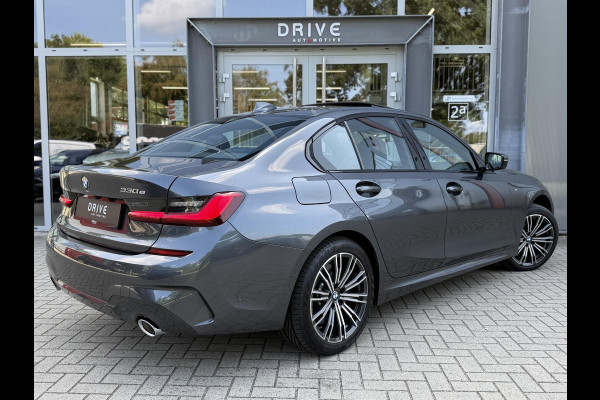 BMW 3-serie 330e High Executive M-Sport|schuif-/kanteldak|ACC|HUD|HIFI|Memory|Cam|SOH85%