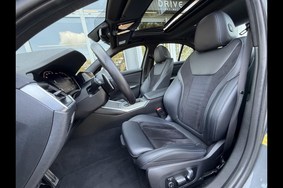BMW 3-serie 330e High Executive M-Sport|schuif-/kanteldak|ACC|HUD|HIFI|Memory|Cam|SOH85%