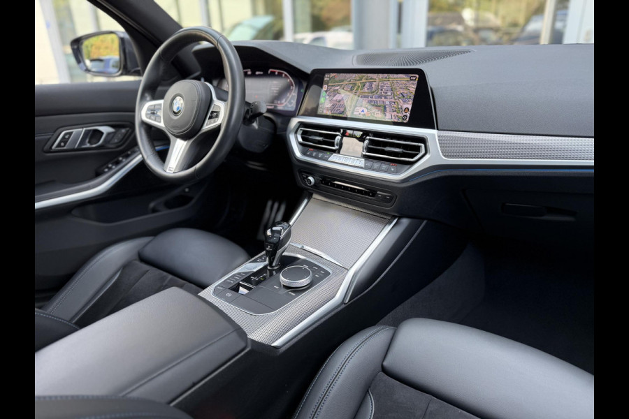 BMW 3-serie 330e High Executive M-Sport|schuif-/kanteldak|ACC|HUD|HIFI|Memory|Cam|SOH85%