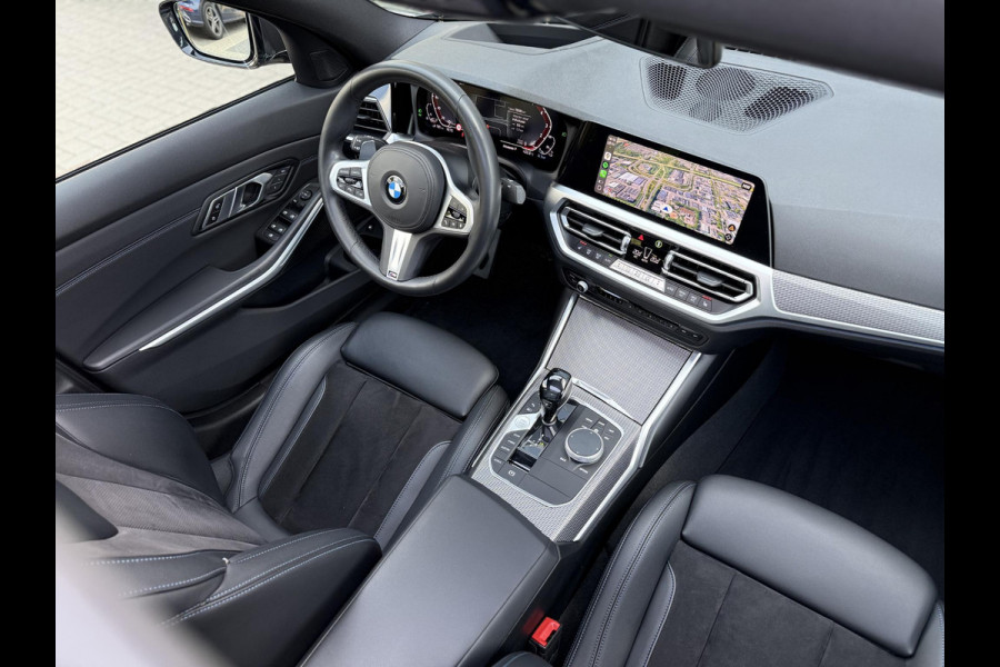 BMW 3-serie 330e High Executive M-Sport|schuif-/kanteldak|ACC|HUD|HIFI|Memory|Cam|SOH85%