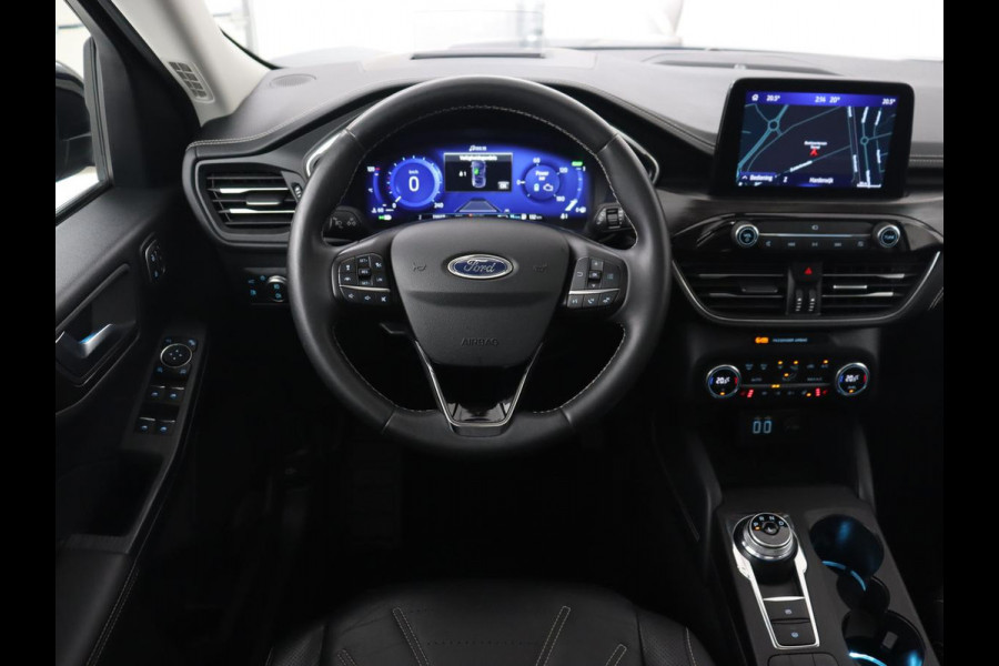 Ford Kuga 2.5 PHEV Vignale | Panoramadak | Head-Up | Stoel & stuurverwarming | Adaptive cruise | Trekhaak | Leder | Camera | Achterbankverwarming | Carplay | Digital Cockpit | Navigatie
