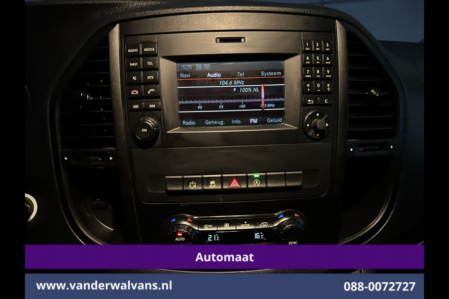 Mercedes-Benz Vito 119 CDI 190pk Automaat L2H1 Euro6 Airco | Camera | 2500kg Trekhaak | Navigatie | LM velgen | Cruisecontrol Parkeersensoren, Achterklep, dakrails