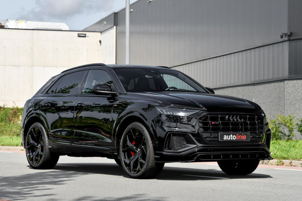 Audi Q8 55 TFSI e quattro 3x S-Line. RS stoelen, Softcl, Luchtv, B&O, Trekh, Matrix, Sfeer, 23'', Camera, CarPlay!