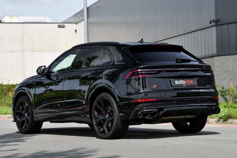 Audi Q8 55 TFSI e quattro 3x S-Line. RS stoelen, Softcl, Luchtv, B&O, Trekh, Matrix, Sfeer, 23'', Camera, CarPlay!