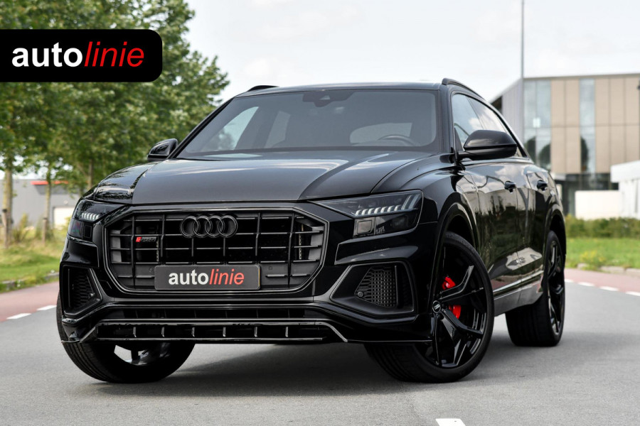 Audi Q8 55 TFSI e quattro 3x S-Line. RS stoelen, Softcl, Luchtv, B&O, Trekh, Matrix, Sfeer, 23'', Camera, CarPlay!