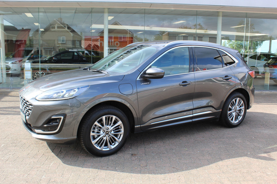 Ford Kuga 2.5 PHEV Vignale, Zeer veel comfort voor weinig Leder bekleding , winter pack , Camera , Navigatie , Cruis LED dag rijverlichting , 1500kg trekgewicht
