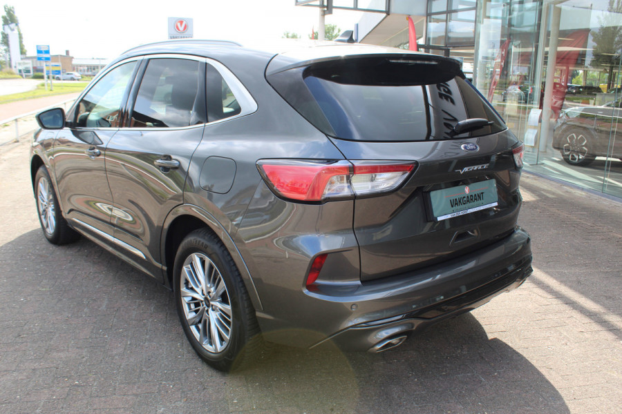 Ford Kuga 2.5 PHEV Vignale, Zeer veel comfort voor weinig Leder bekleding , winter pack , Camera , Navigatie , Cruis LED dag rijverlichting , 1500kg trekgewicht