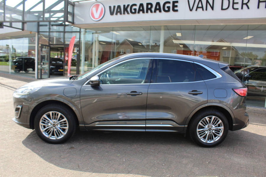 Ford Kuga 2.5 PHEV Vignale, Zeer veel comfort voor weinig Leder bekleding , winter pack , Camera , Navigatie , Cruis LED dag rijverlichting , 1500kg trekgewicht