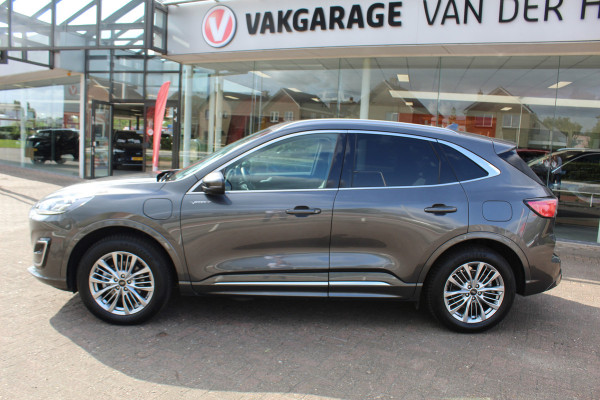 Ford Kuga 2.5 PHEV Vignale, Zeer veel comfort voor weinig Leder bekleding , winter pack , Camera , Navigatie , Cruis LED dag rijverlichting , 1500kg trekgewicht