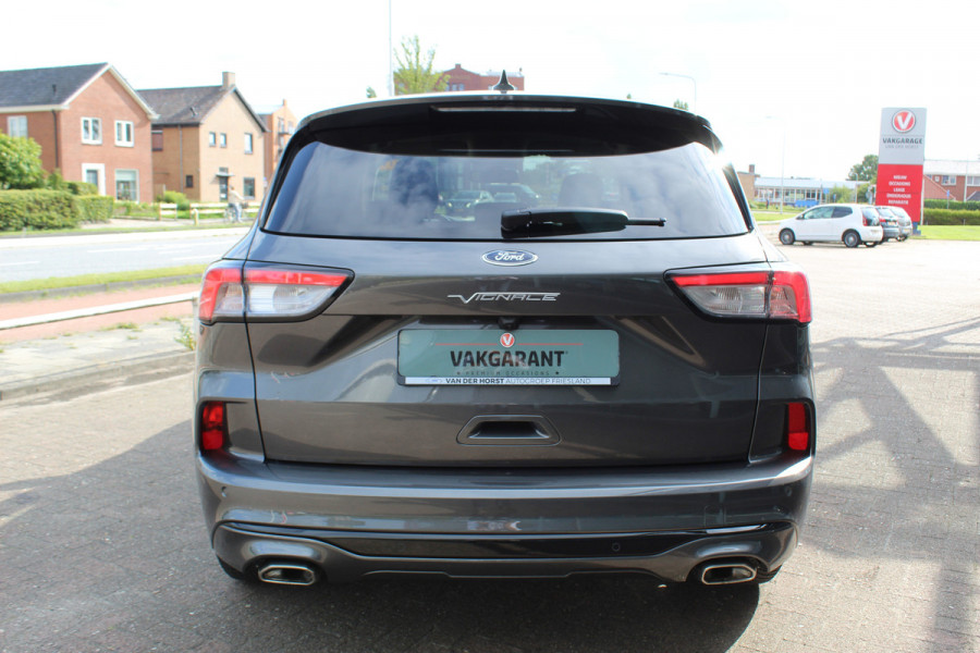 Ford Kuga 2.5 PHEV Vignale, Zeer veel comfort voor weinig Leder bekleding , winter pack , Camera , Navigatie , Cruis LED dag rijverlichting , 1500kg trekgewicht