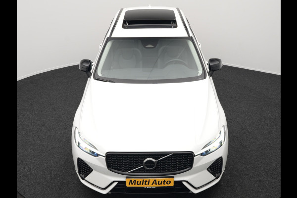 Volvo XC60 T6 AWD Plus Dark Long Range Plug In Hybrid 350pk Dealer O.H PHEV | Panodak | Adaptive Cruise | Camera | Harman Kardon | Lederen Sportstoelen Memory & Verwarmd | Apple Carplay | Pilot Assist | Google Assistant & Maps | Virtual | DAB |