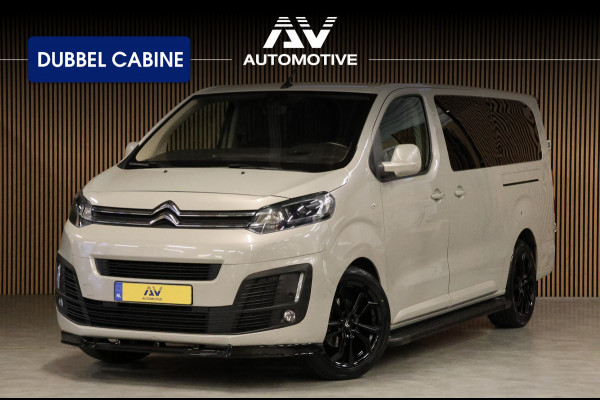 Citroën Jumpy 2.0 BlueHDI XL L3 177 PK DC | ACC | Blind Spot | Navigatie | Bi-Xenon | Head-Up | Camera | CarPlay | Stoelverwarming | Trekhaak | F1 Flippers | 6-Zitter | Peugeot Expert | Opel Vivaro | Dubbel Cabine | Nieuwe APK